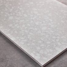 Hudson 300 x 600mm Light Grey Terrazzo Look Porcelain Tile